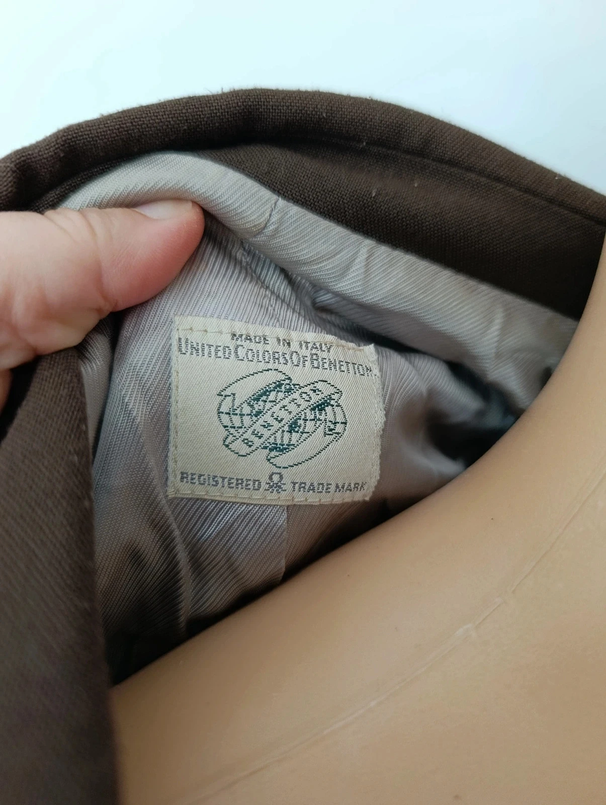 Blazer Benetton vintage marrón chocolate Made in Italy T40 – photo 9